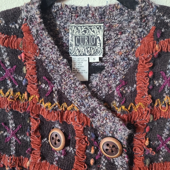 🍁Vintage Curio Button Sweater Vest - Picture 2 of 5